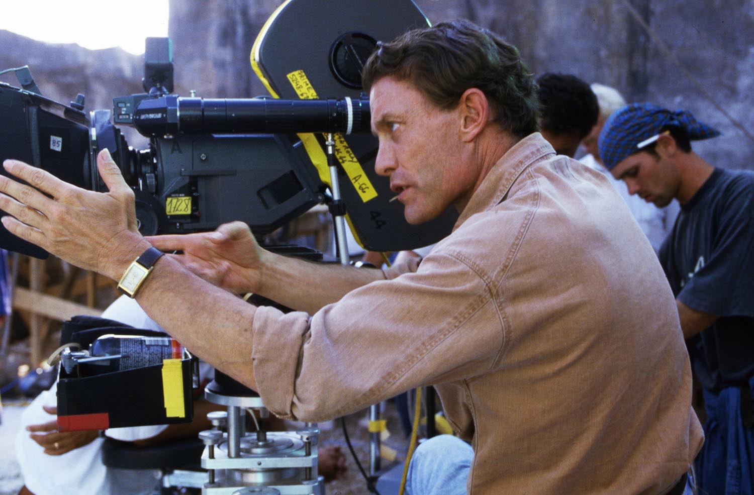 Director David W. Allen during the 1994 film shoot.